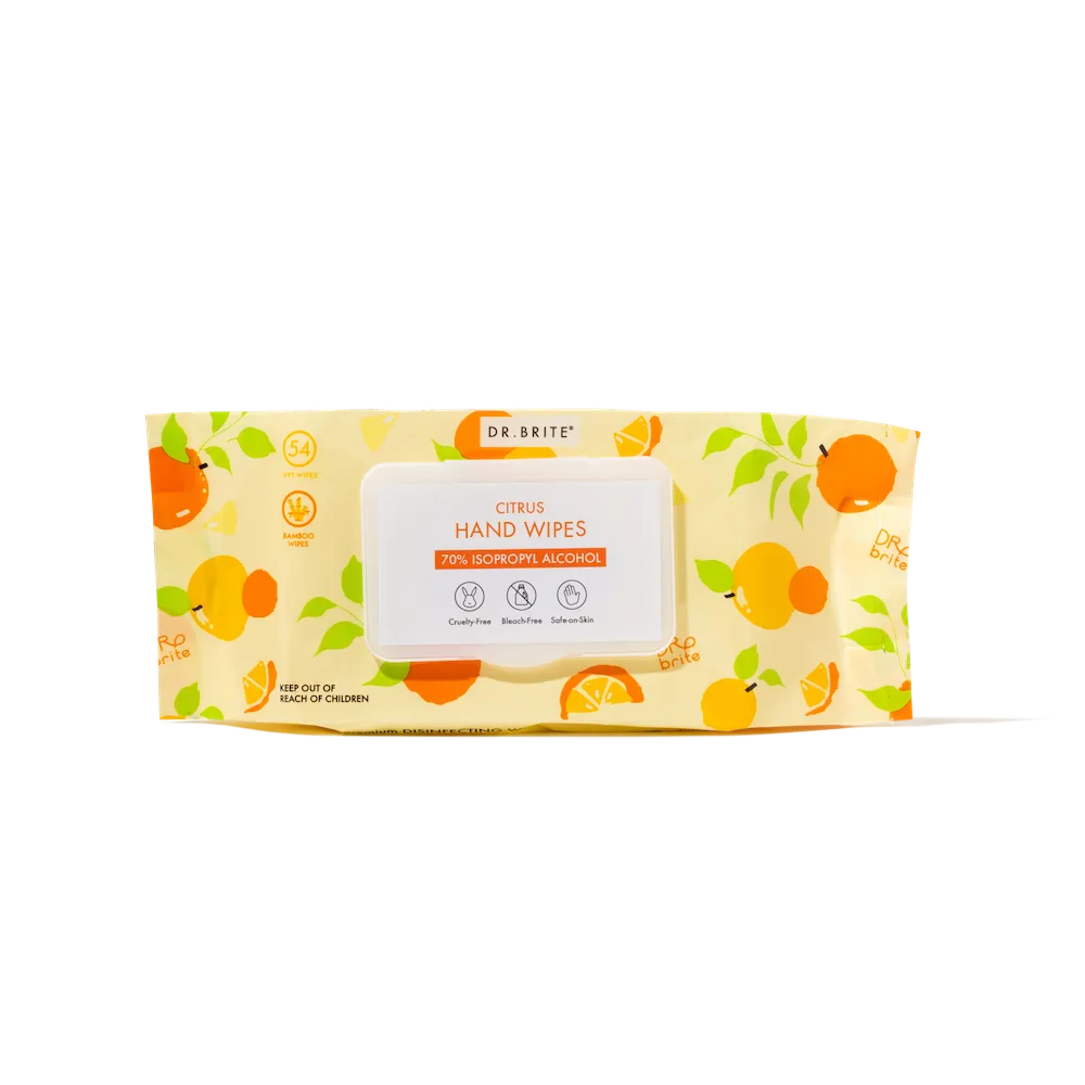 3 PACK - Citrus Hand Wipes