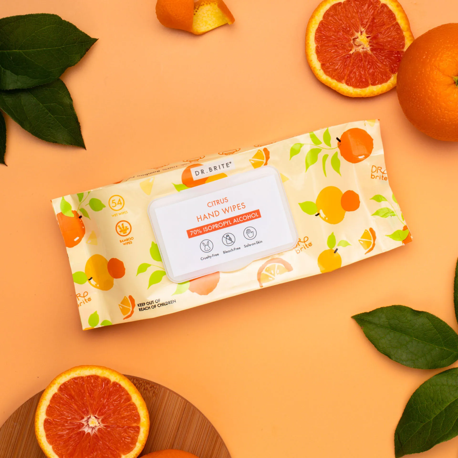 3 PACK - Citrus Hand Wipes