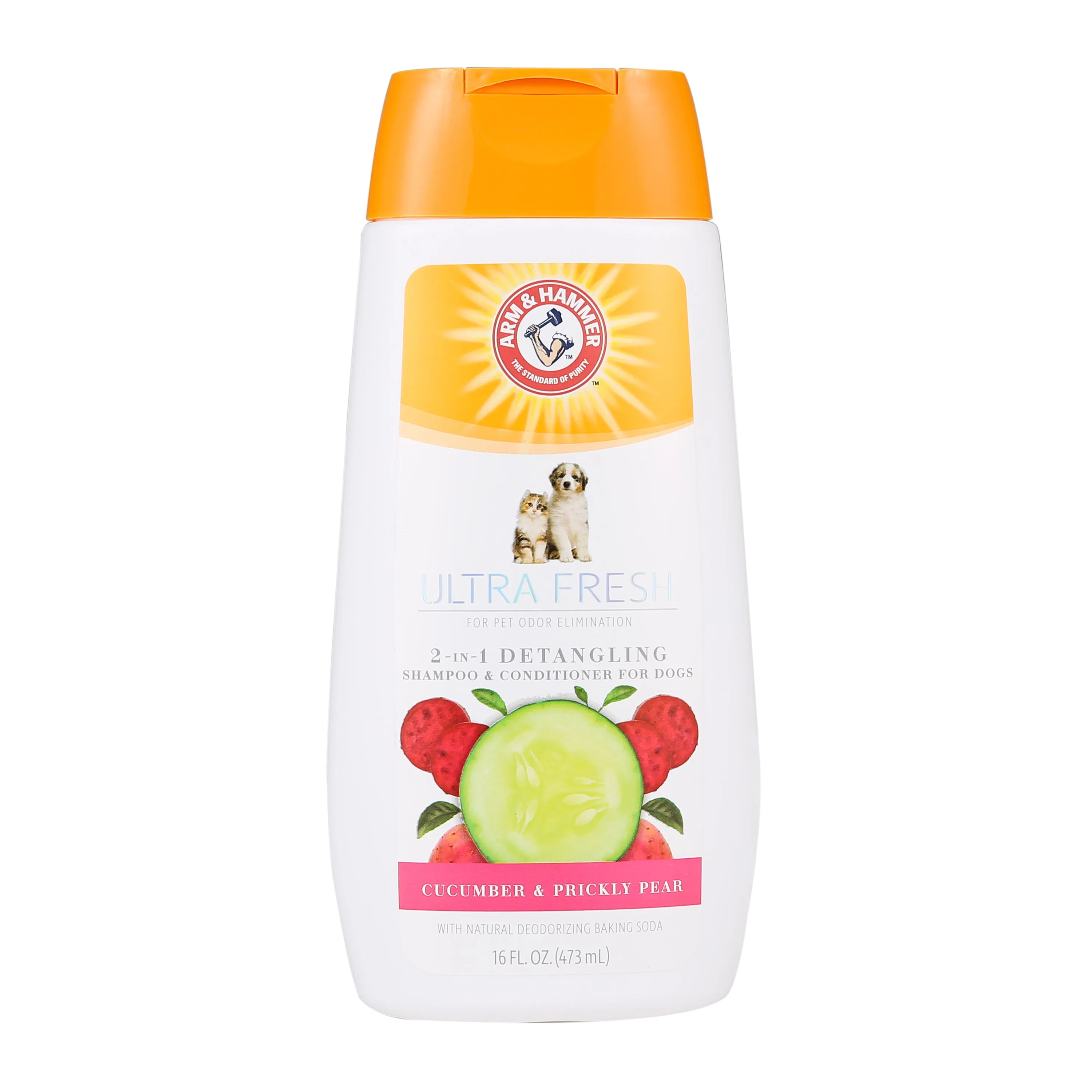 Arm and Hammer Ultra Fresh 2-in-1 Detangling Shampoo & Conditioner with Coconut Oil & Silk Protein