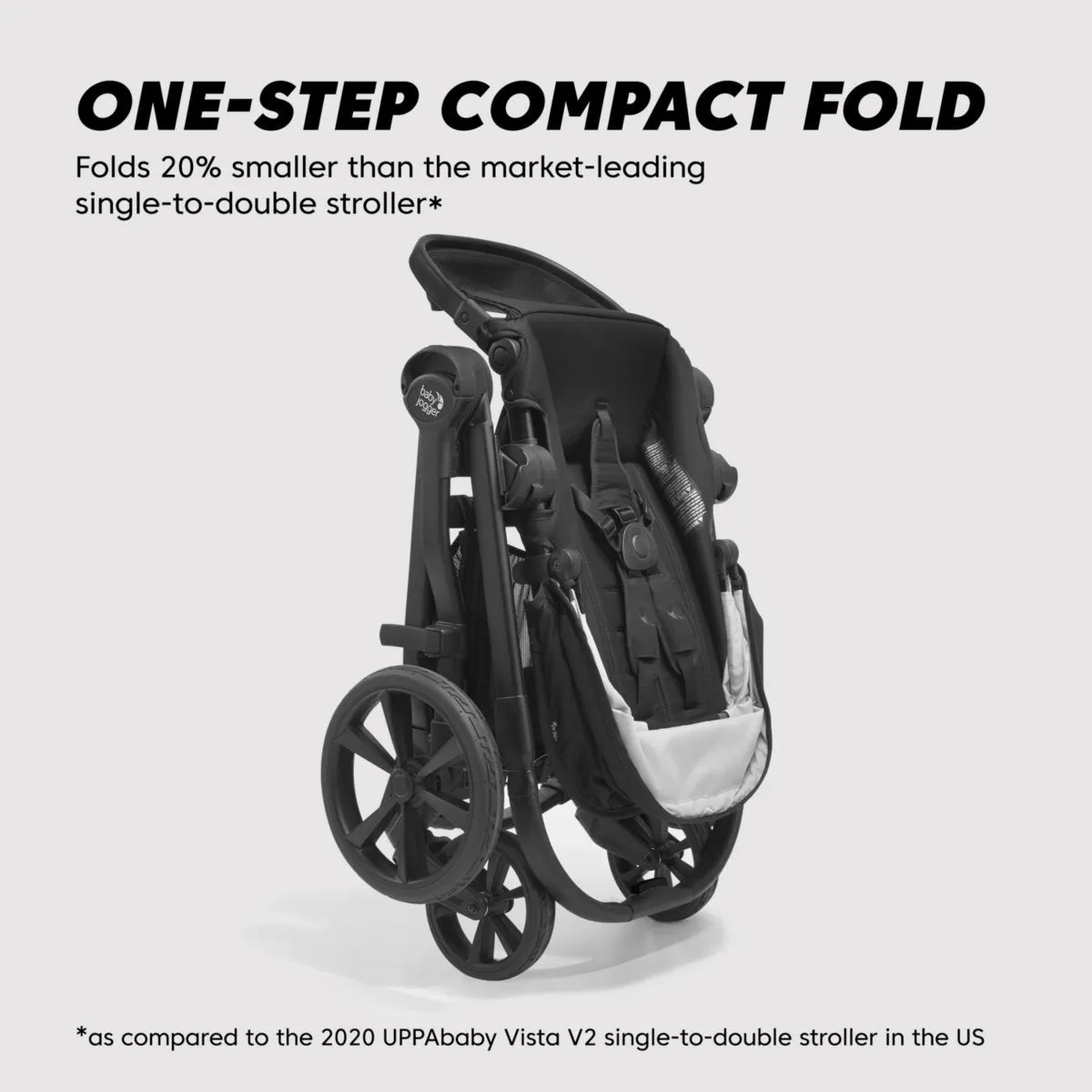 Baby Jogger City Select 2 Single-to-Double Stroller - Eco Collection - Harbor Grey