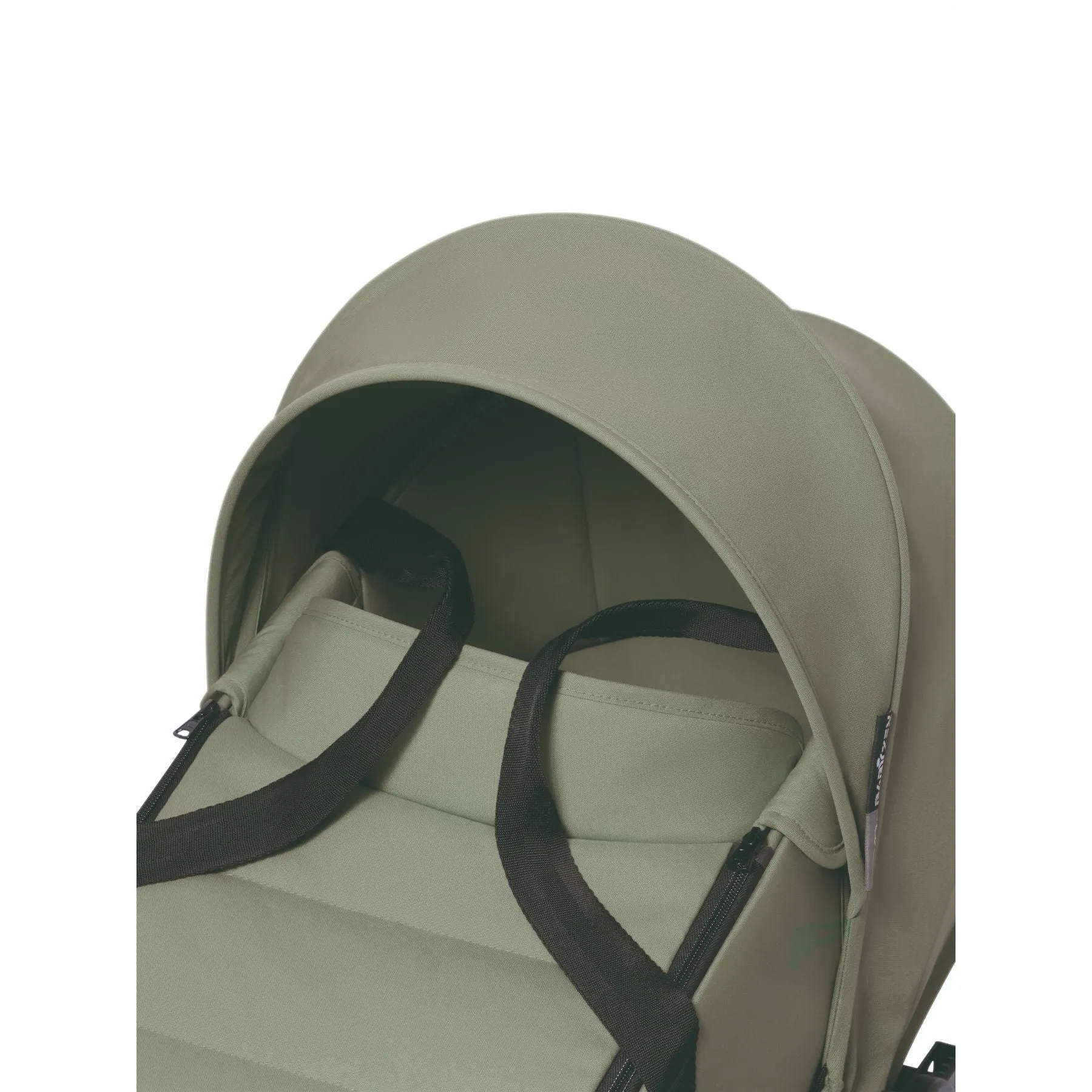 BABYZEN YOYO² Baby Stroller Set - White Frame with Olive Bassinet