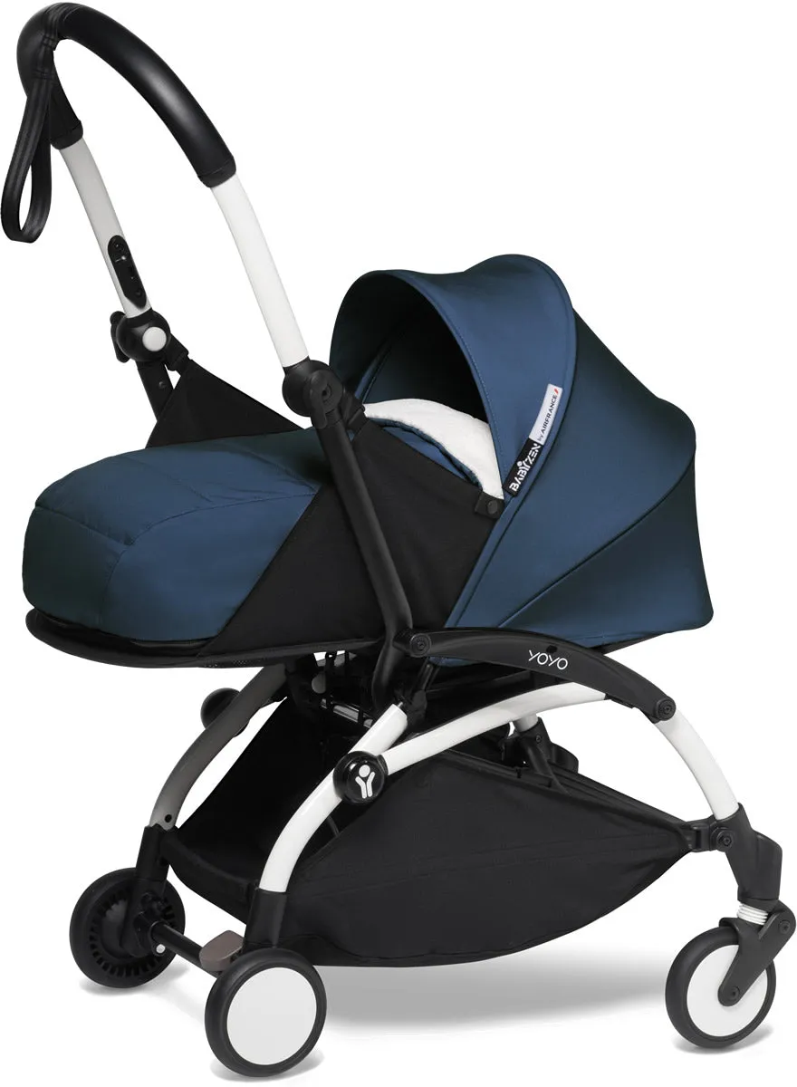 Babyzen YOYO2 Ultra Compact Complete 0 /6  Stroller - White / Air France Blue