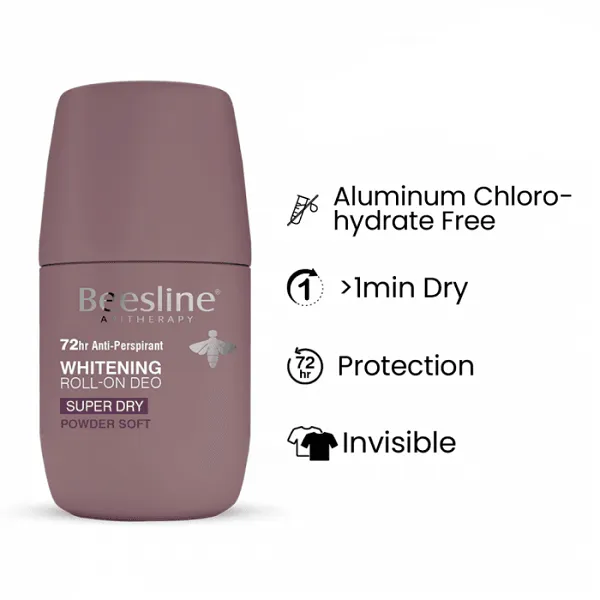 Beesline - Whitening Roll On Deo Super Dry Powder Soft