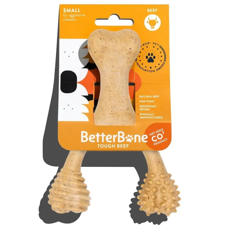 BetterBone TOUGH All Natural, Eco, Safe on teeth Chew Toy