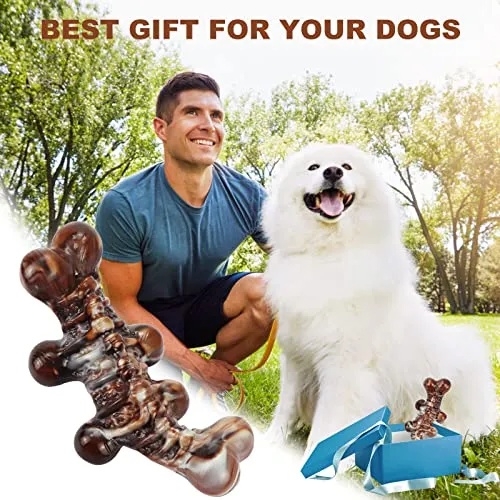 BoYoYo Tough Dog Toys for Aggressive Chewers Large Breed, Dog Chew Toys for Aggressive Chewers, Indestructible Dog Toy for Large Dogs, Durable Dog Toys, Large Dog Toys for Big Dogs, Squeaky Dog Toys