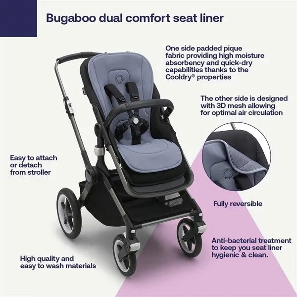 Bugaboo Dual Comfort Seat Liner Dune Taupe