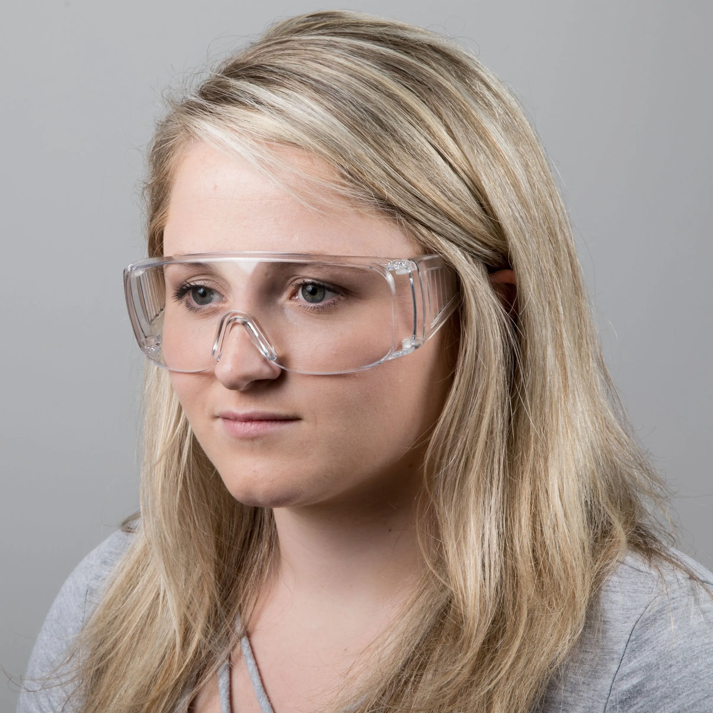 Clear Protective Goggles with Side Vent