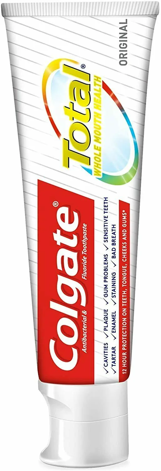 Colgate Toothpaste Total Original Care, 6 x 125ml