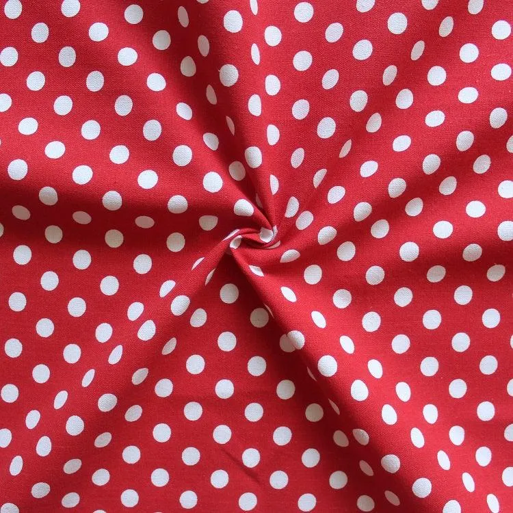 Cotton Red Polka Dot Oven Gloves Pack Of 2