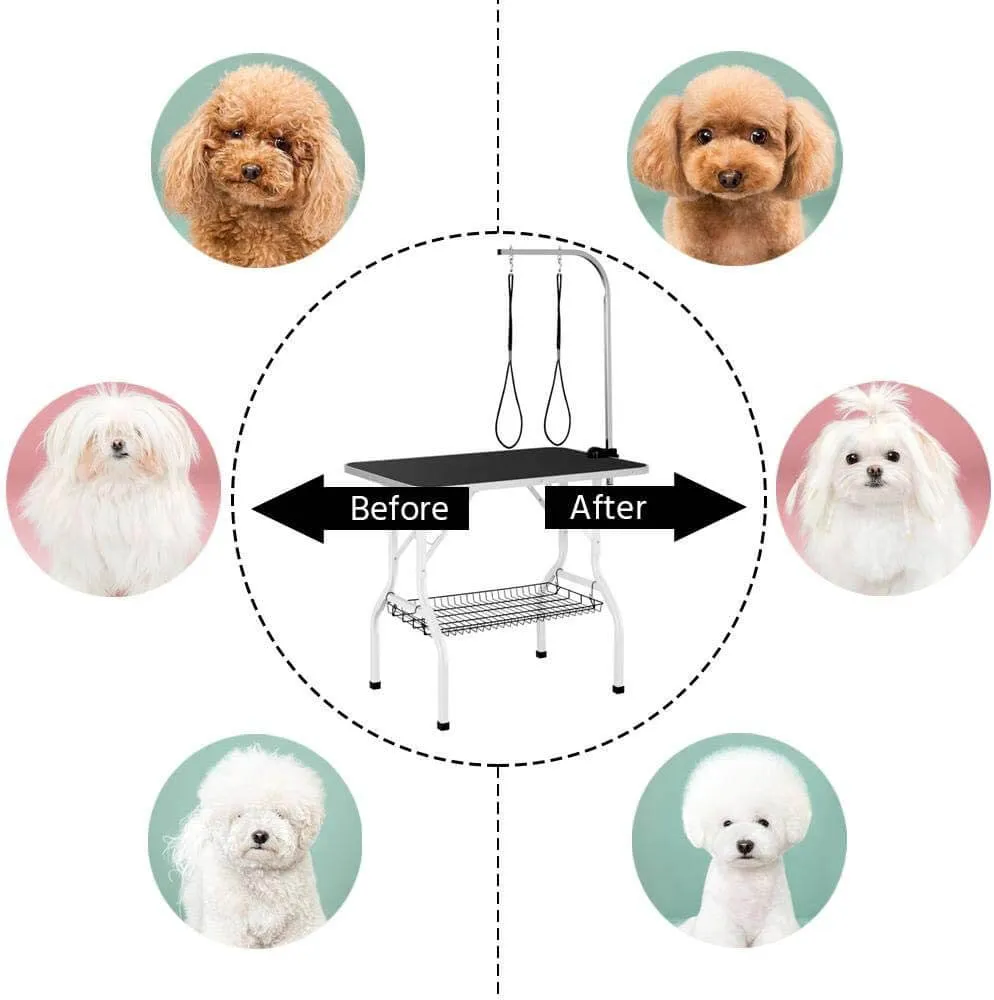 Dog Grooming Table Height Adjustable