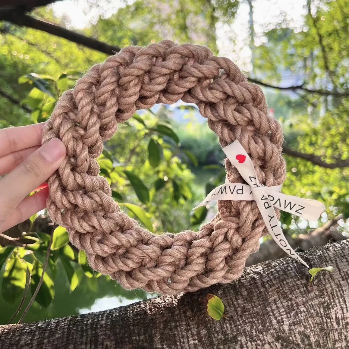 Eco Hemp Ring Toy