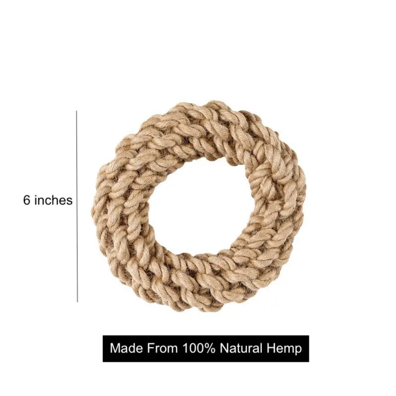 Eco Hemp Ring Toy