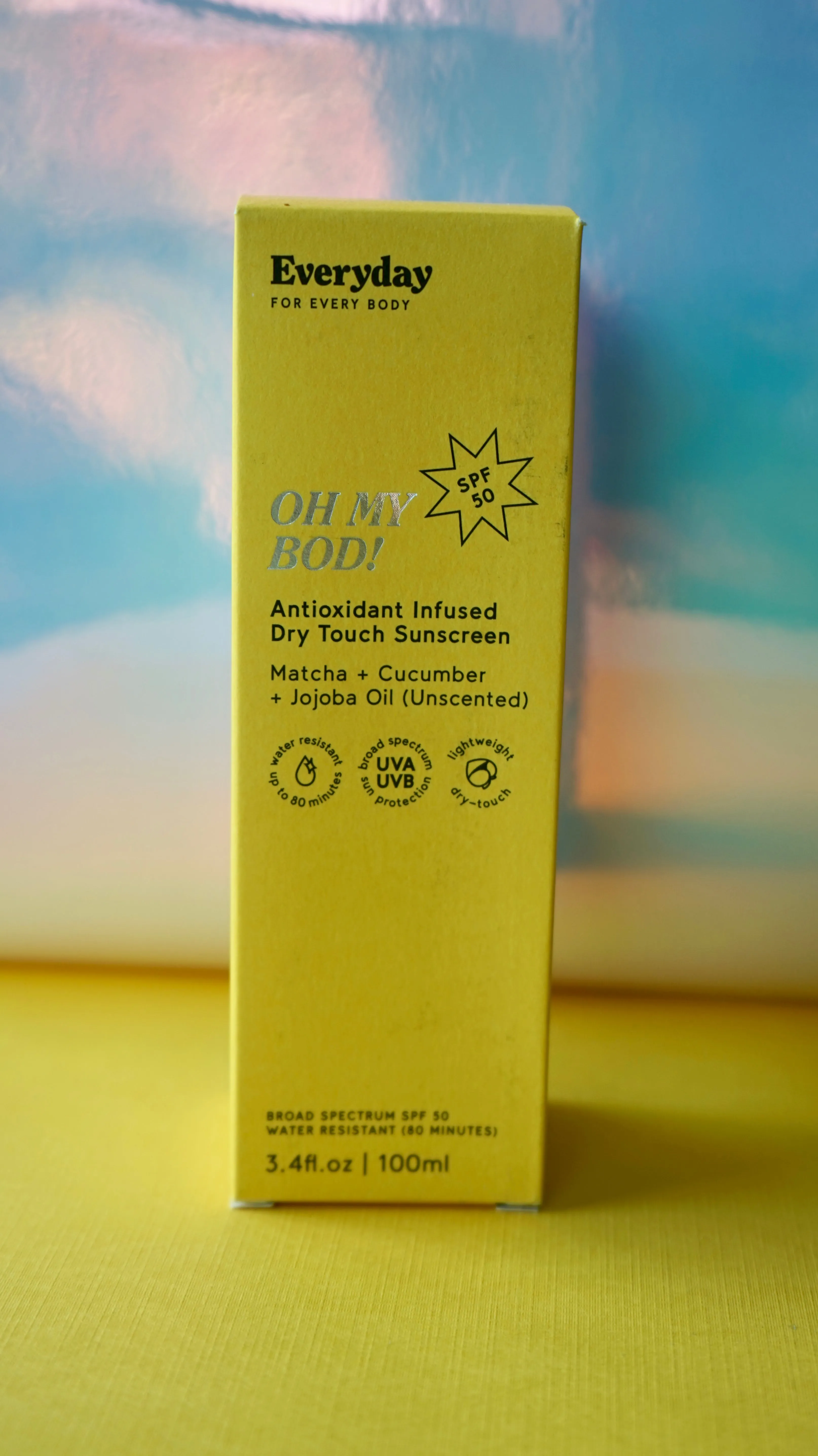 Everyday Oh My Bod! SPF 50 Dry Touch Sunscreen