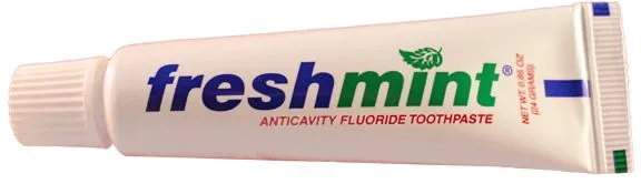 FreshMint TP85 0.85 oz. Fluoride Toothpaste - Laminated Tube (Case)