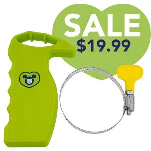 Furm Grip Dryer Handle Lime Green by PetStore.Direct