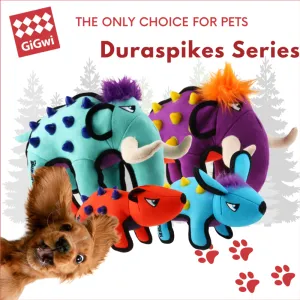 GiGwi Duraspikes Series: Durable, Spiked, Canva Plush Dog Toy