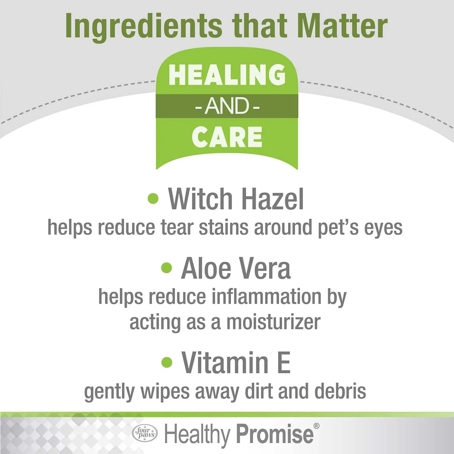 Healthy Promise Cat & Dog Eye Wipes, 35 ct