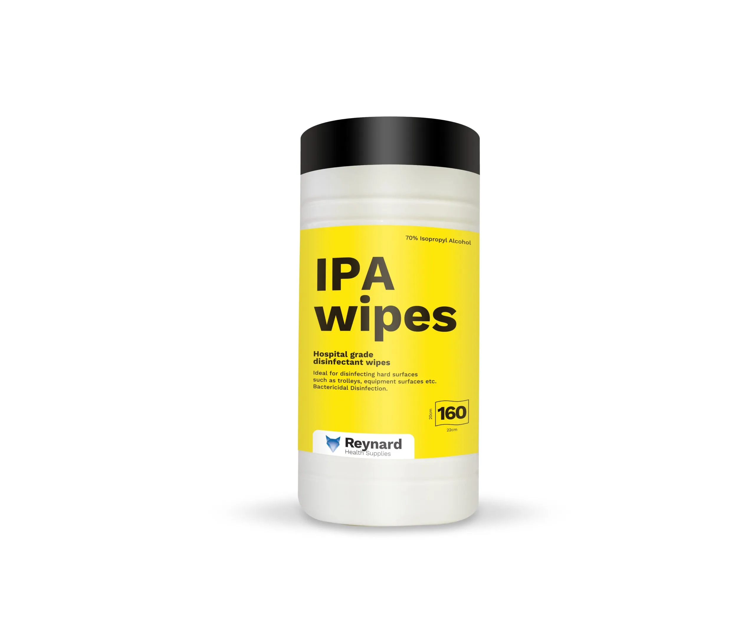 IPA Surface Disinfection Wipes Tub 160