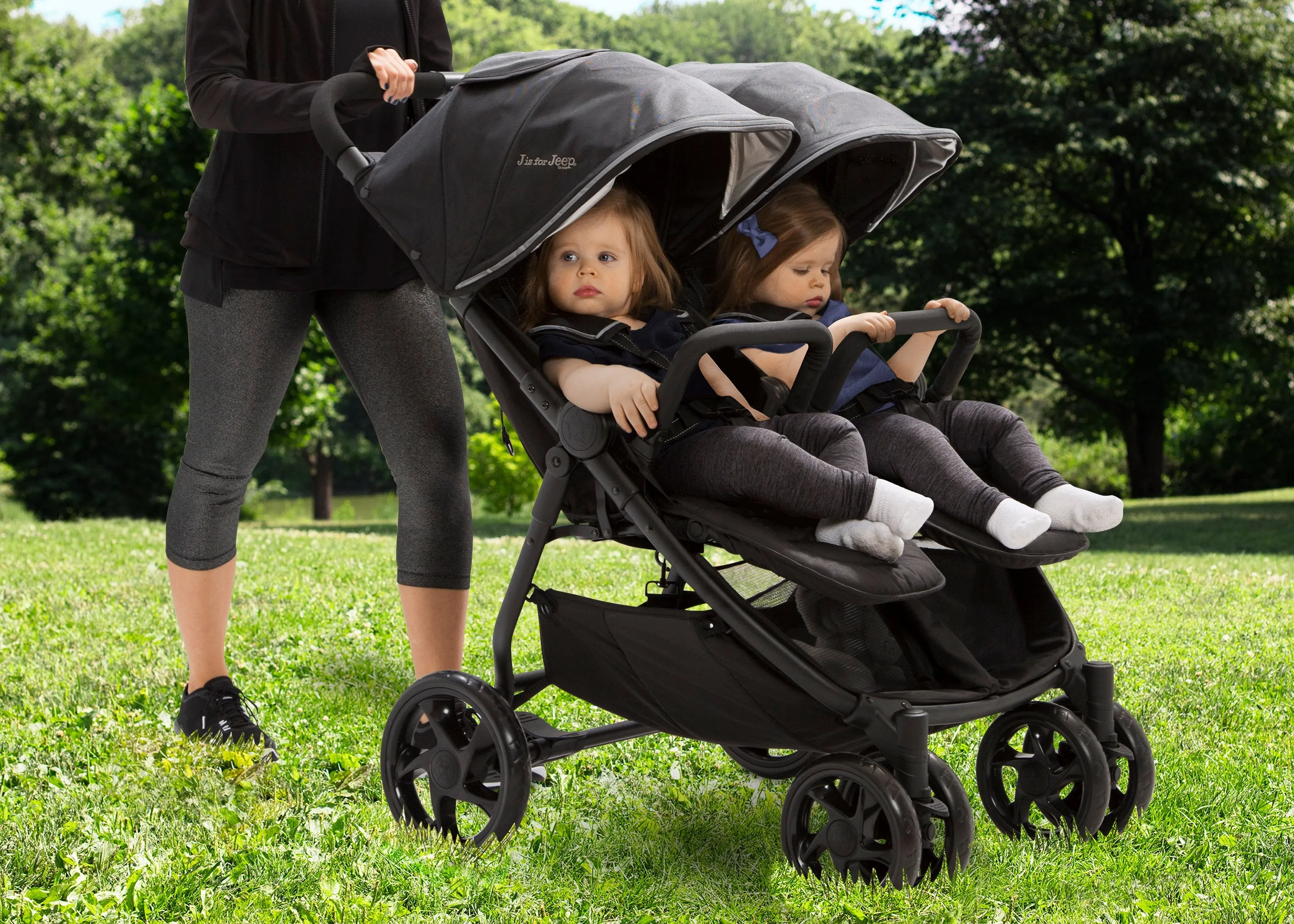 Jeep® Destination Side x Side Double Ultralight Stroller