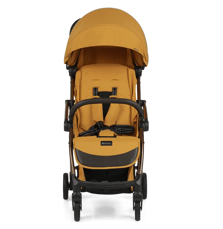 Leclerc baby Influencer Air Stroller - Golden Mustard with Golden Mustard Diaper Bag