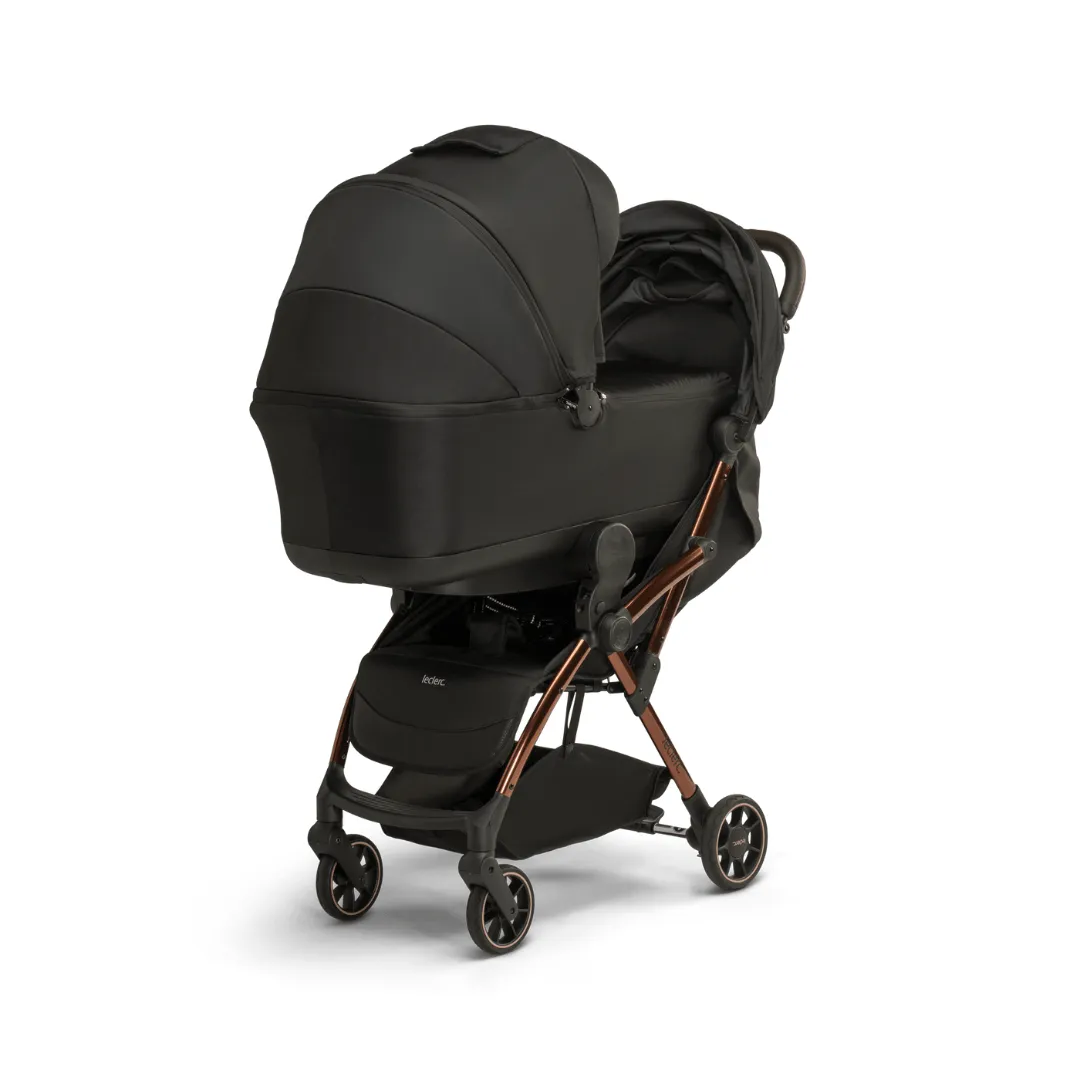 Leclercbaby Bundle Deal Influencer Black Brown (Stroller   Bassinet)