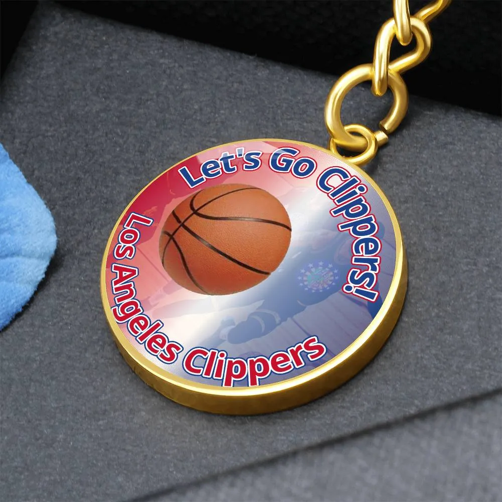 Let's Go Clippers Keychain