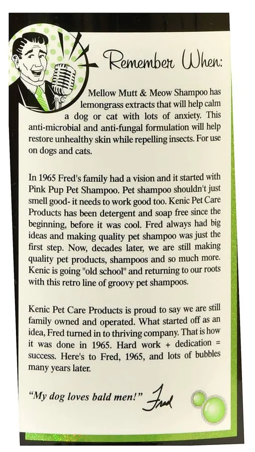 Mellow Mutt & Meow Anti-Microbial Pet Shampoo