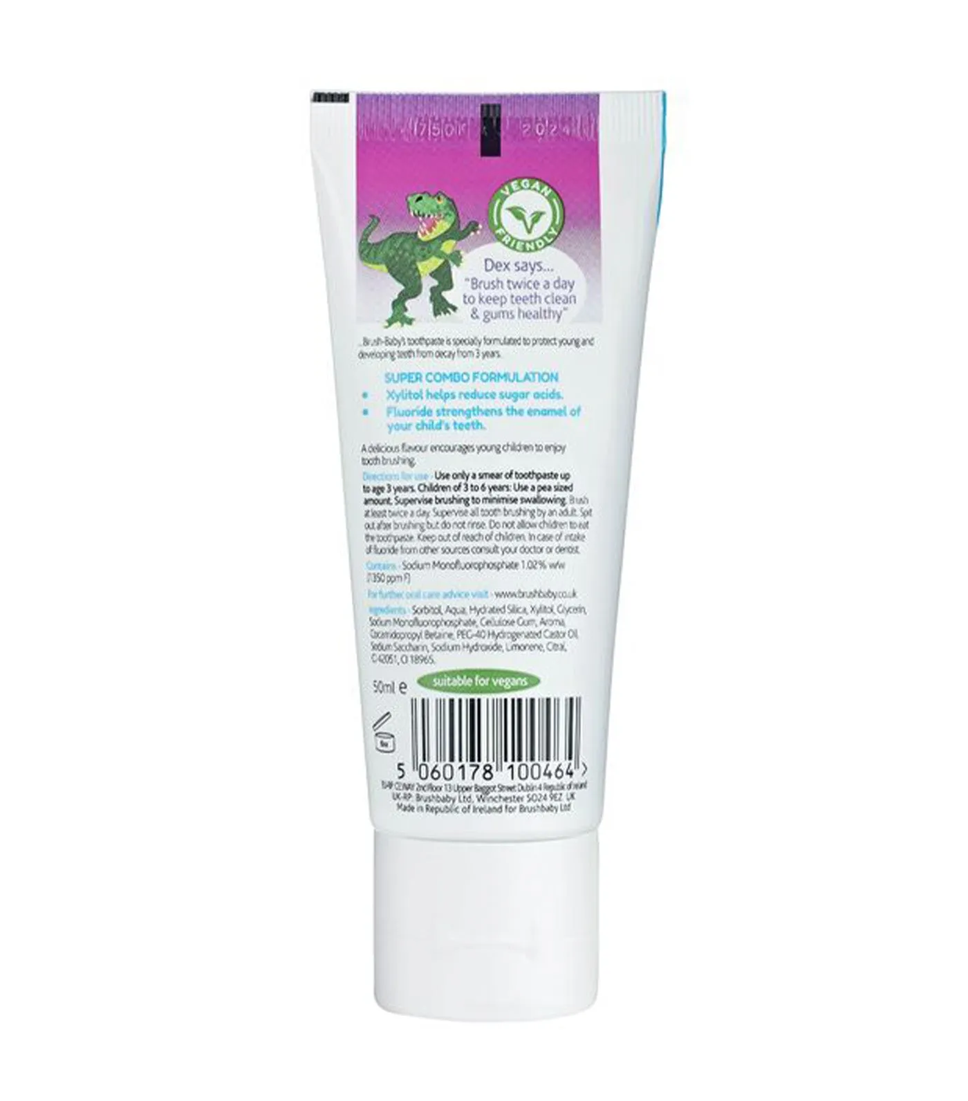 Mild Spearmint Dino Kids Toothpaste 50ml