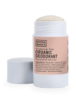 Noosa Basics - Organic Deodorant Stick - Coconut and Vanilla (60g)