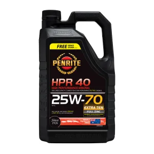 Penrite HPR 40 High Performance Mineral Engine Oil 25W-70 5L - HPR40005 (Pickup Only)