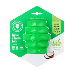 Project Hive Durable Large Chew Toy for Dogs - Coconut