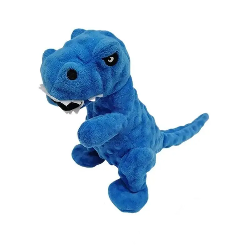 Squeaky Grunting Durable Dinosaur Dog Puppy Chew Toys For Training