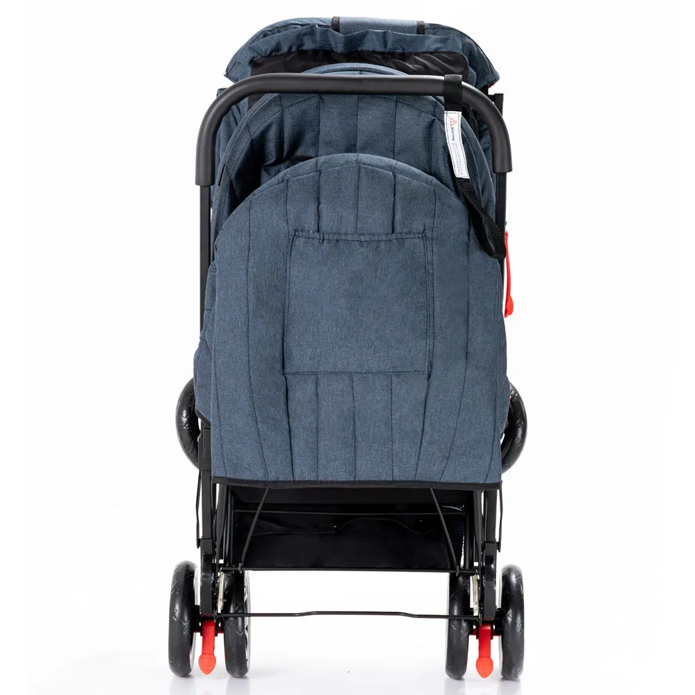 Teknum Double Baby Stroller - Grey