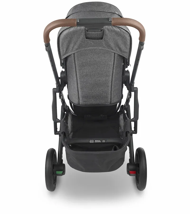 UPPAbaby Cruz V2 Stroller - Greyson (Charcoal Melange/Carbon/Saddle Leather) New, Open Box