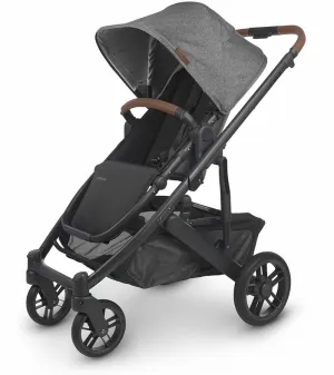 UPPAbaby Cruz V2 Stroller - Greyson (Charcoal Melange/Carbon/Saddle Leather) New, Open Box