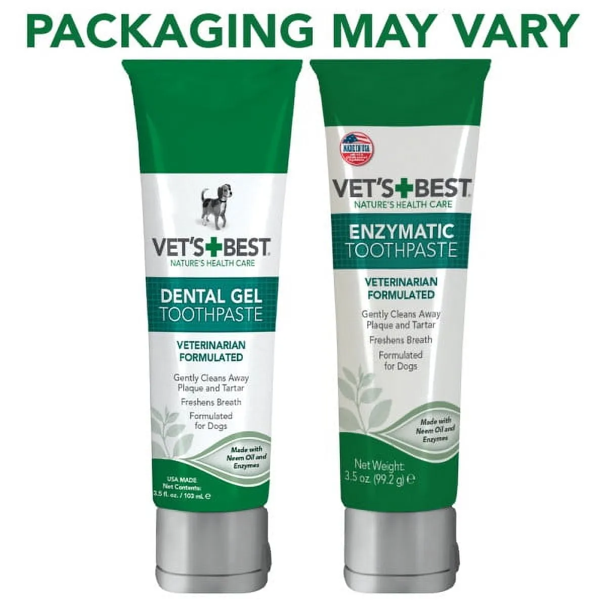 Vet's Best Enzymatic Dog Toothpaste, Fresh Breath Dental Care Gel, 35 Ounces