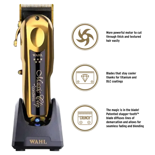 Wahl 5 Star Limited Edition Cordless Gold Magic Clip