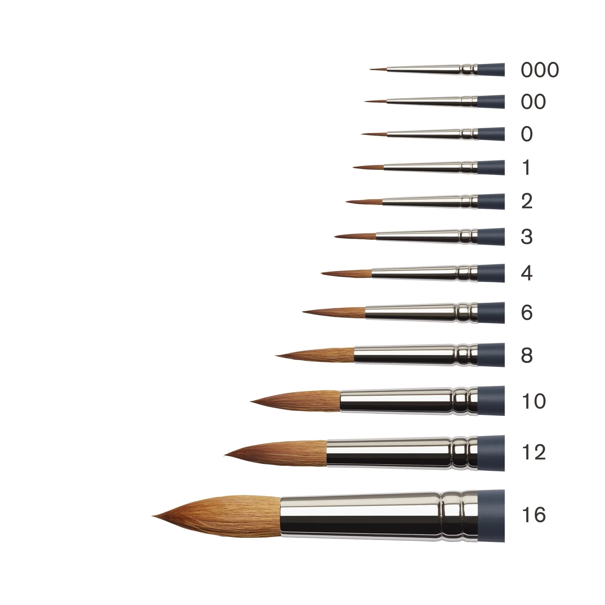 Winsor & Newton Professional Watercolour Synthetic Sable Brushes - ROUND