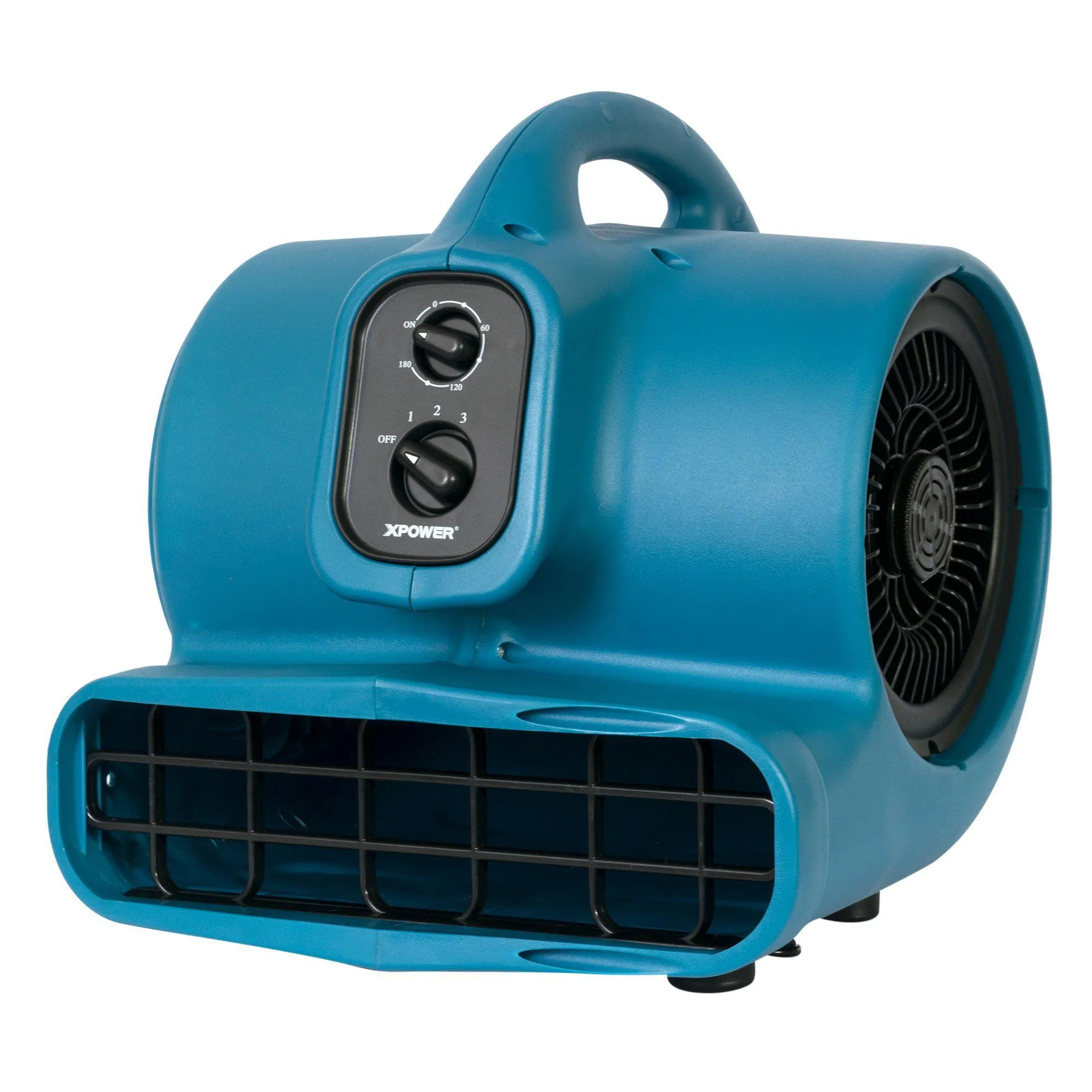 XPOWER P-450NT Freshen Aire 1/3 HP 2000 CFM 3 Speed Scented Air Mover, Carpet Dryer, Floor Fan, Blower w/ Ionizer, Timer